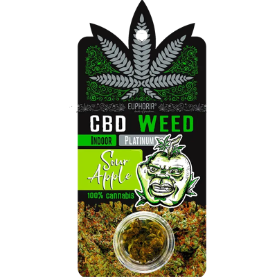 Euphoria Weed Platinum Sour Apple, 0,7 G Euphoria Weed Platinum Sour Apple, 0,7 G