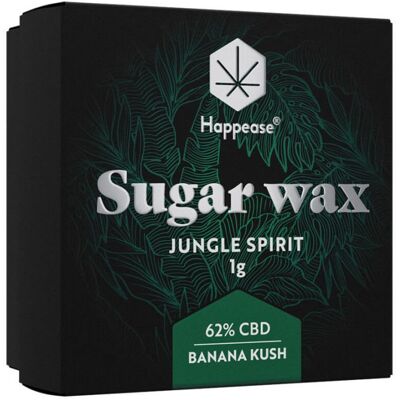 Happease – Ekstrakt Jungle Spirit Sugar Wax, 62% , 1 G Happease – Ekstrakt Jungle Spirit Sugar Wax, 62% , 1 G