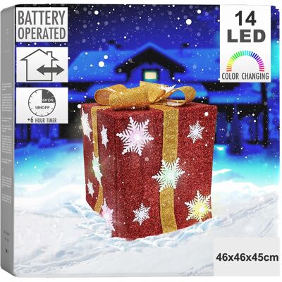 Vilde Światełko bożonarodzeniowe Czerwone 14 LED 46cm - Dekoracja Świąteczna Vilde Światełko bożonarodzeniowe Czerwone 14 LED 46cm - Dekoracja Świąteczna