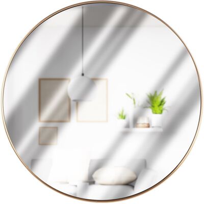 Vilde Lustro ścienne złote okrągłe 50 cm Vilde Lustro ścienne złote okrągłe 50 cm