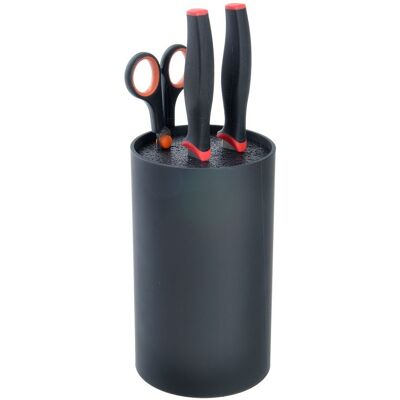 Orion Stojak na noże czarny BLACK 18 cm Orion Stojak na noże czarny BLACK 18 cm