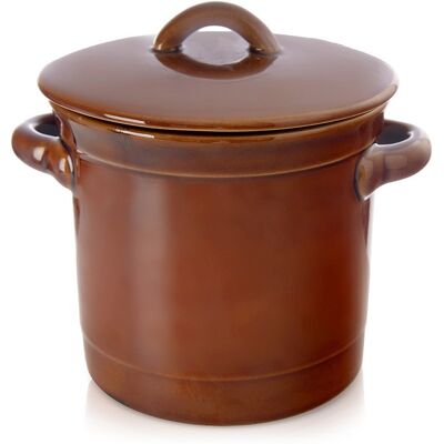 Orion Pojemnik do kiszenia ceramiczny z pokrywką 1 l Orion Pojemnik do kiszenia ceramiczny z pokrywką 1 l