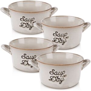 Siaki Collection Miska bulionówka ceramiczna 600 ml 4 szt. Siaki Collection Miska bulionówka ceramiczna 600 ml 4 szt.