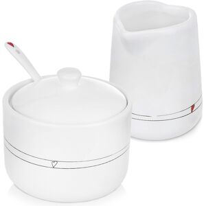 Orion Cukierniczka i mlecznik ceramiczne SERCE 300 ml / 120 ml 2 el. Orion Cukierniczka i mlecznik ceramiczne SERCE 300 ml / 120 ml 2 el.