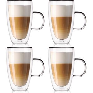 Orion Szklanka termiczna z podwójną ścianką do kawy latte DOUBLE 430 ml 4 szt. Orion Szklanka termiczna z podwójną ścianką do kawy latte DOUBLE 430 ml 4 szt.