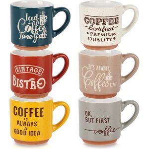 Siaki Collection Kubki do espresso ceramiczne 110 ml 6 szt. Siaki Collection Kubki do espresso ceramiczne 110 ml 6 szt.