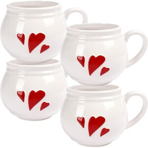 Orion Kubek ceramiczny SERCE 430 ml 4 szt. Orion Kubek ceramiczny SERCE 430 ml 4 szt.