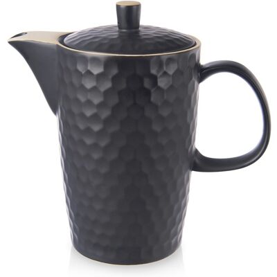 Orion Dzbanek do kawy i herbaty ceramiczny czarny TEA TIME 1,3 l Orion Dzbanek do kawy i herbaty ceramiczny czarny TEA TIME 1,3 l