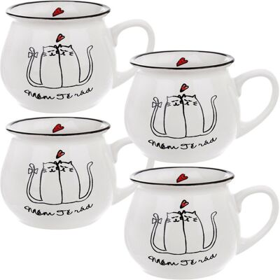 Orion Kubek ceramiczny 300 ml 4 szt. Orion Kubek ceramiczny 300 ml 4 szt.