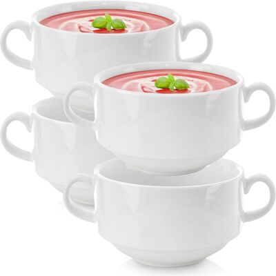 Orion Miska bulionówka porcelanowa MONA 290 ml 4 szt. Orion Miska bulionówka porcelanowa MONA 290 ml 4 szt.