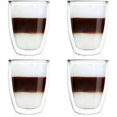 Orion Szklanka termiczna z podwójną ścianką DOUBLE 330 ml 4 szt. Orion Szklanka termiczna z podwójną ścianką DOUBLE 330 ml 4 szt.