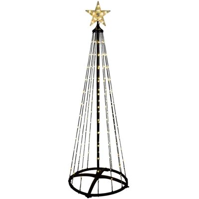 Home Styling Collection Choinka świecąca stożek zewnętrzna XXL 370 LED 210 cm Home Styling Collection Choinka świecąca stożek zewnętrzna XXL 370 LED 210 cm