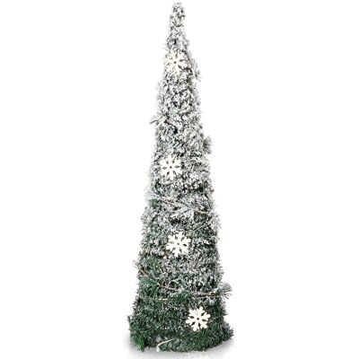 Home Styling Collection Choinka świecąca stożek zielona 30 LED 60 cm Home Styling Collection Choinka świecąca stożek zielona 30 LED 60 cm