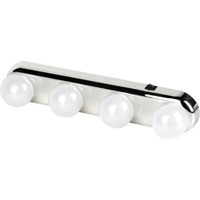 Vilde Lampki na lustro 4 LED na przyssawki 30,5 cm Vilde Lampki na lustro 4 LED na przyssawki 30,5 cm