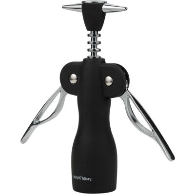 NAVA Korkociąg do wina stalowy czarny MISTY 18 cm NAVA Korkociąg do wina stalowy czarny MISTY 18 cm