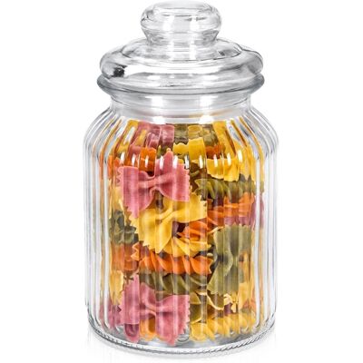 Excellent Houseware Pojemnik szklany z pokrywką i uszczelką 1 l Excellent Houseware Pojemnik szklany z pokrywką i uszczelką 1 l