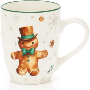 Home Styling Collection Kubek porcelanowy piernikowy ludzik 320 ml Home Styling Collection Kubek porcelanowy piernikowy ludzik 320 ml
