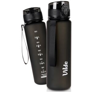 Vilde Butelka na wodę czarna 650 ml Vilde Butelka na wodę czarna 650 ml