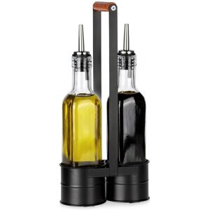 Vilde Butelki na oliwę i ocet szklane w stojaku 2x250 ml 3 el. Vilde Butelki na oliwę i ocet szklane w stojaku 2x250 ml 3 el.