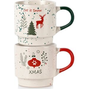 Siaki Collection Kubki ceramiczne świąteczne 350 ml 2 szt. Siaki Collection Kubki ceramiczne świąteczne 350 ml 2 szt.