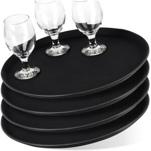Vilde Taca kelnerska antypoślizgowa czarna 40 cm 4 szt. Vilde Taca kelnerska antypoślizgowa czarna 40 cm 4 szt.