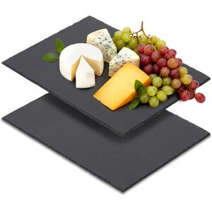 Vilde Taca do serwowania kamienna łupek prostokątna 40x30 cm 2 szt. Vilde Taca do serwowania kamienna łupek prostokątna 40x30 cm 2 szt.