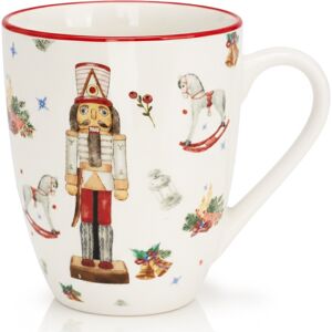 Home Styling Collection Kubek porcelanowy dziadek do orzechów 320 ml Home Styling Collection Kubek porcelanowy dziadek do orzechów 320 ml