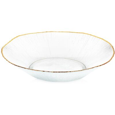 Vilde Miska sałatkowa szklana złota 29,5 cm, 1,6 l Vilde Miska sałatkowa szklana złota 29,5 cm, 1,6 l