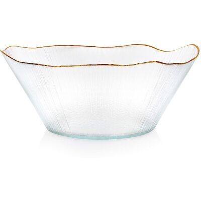Vilde Miska sałatkowa szklana złota 27 cm, 2,8 l Vilde Miska sałatkowa szklana złota 27 cm, 2,8 l
