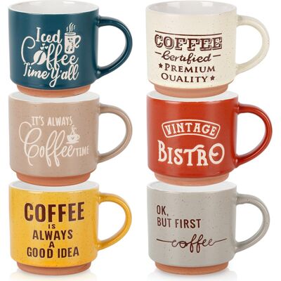 Siaki Collection Kubki ceramiczne 230 ml 6 szt. Siaki Collection Kubki ceramiczne 230 ml 6 szt.