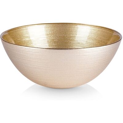 Vilde Miska szklana złota 15 cm, 600 ml Vilde Miska szklana złota 15 cm, 600 ml