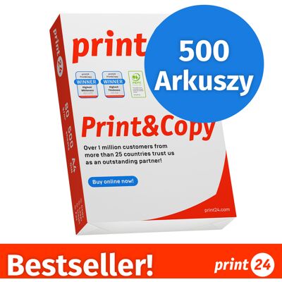 print24 Papier do drukarki Papier do kopiowania 500 arkuszy 1 x 500 A4 80g Jasna biel Premium CIE 160 Zwycięzca testu Certyfikat środowiskowy 100% PEFC print24 Papier do drukarki Papier do kopiowania 500 arkuszy 1 x 500 A4 80g Jasna biel Premium CIE 160 Zwycięzca testu Certyfikat środowiskowy 100% PEFC
