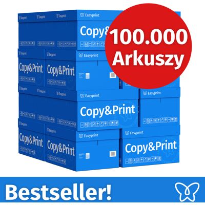 NOWOŚĆ! Papier do drukarek Easyprint Papier do kopiowania 100000 arkuszy 20 x 5000 A4 Jasnobiały Premium Zwycięzca testu CIE 160 Certyfikat środowiskowy 100% PEFC NOWOŚĆ! Papier do drukarek Easyprint Papier do kopiowania 100000 arkuszy 20 x 5000 A4 Jasnobiały Premium Zwycięzca testu CIE 160 Certyfikat środowiskowy 100% PEFC