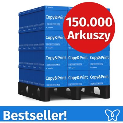 NOWOŚĆ! Papier do drukarek Easyprint Papier do kopiowania 150000 arkuszy 60 x 2500 A4 Jasnobiały Premium Zwycięzca testu CIE 160 Certyfikat środowiskowy 100% PEFC NOWOŚĆ! Papier do drukarek Easyprint Papier do kopiowania 150000 arkuszy 60 x 2500 A4 Jasnobiały Premium Zwycięzca testu CIE 160 Certyfikat środowiskowy 100% PEFC
