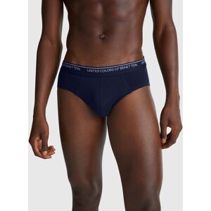 United Benetton, Underwear In Stretch Cotton, Dark Blue, Men United Benetton, Underwear In Stretch Cotton, Dark Blue, Men