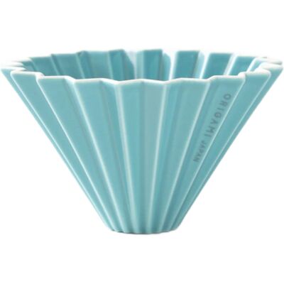 Ceramiczny Origami Dripper S - Turkusowy Ceramiczny Origami Dripper S - Turkusowy