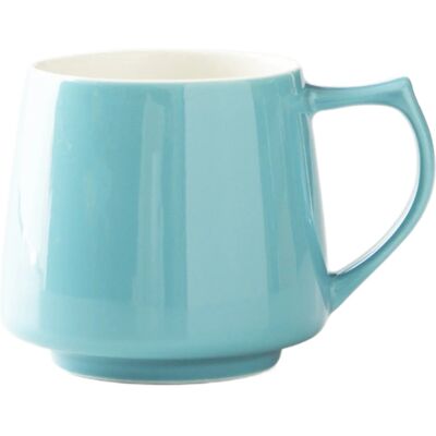 Origami turkusowa ceramiczna filiżanka - 320ml - Filiżanka do kawy Origami turkusowa ceramiczna filiżanka - 320ml - Filiżanka do kawy