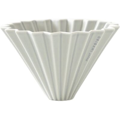 Ceramiczny Origami Dripper M - Szary matowy Ceramiczny Origami Dripper M - Szary matowy
