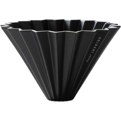 Ceramiczny Origami Dripper M - Czarny Ceramiczny Origami Dripper M - Czarny