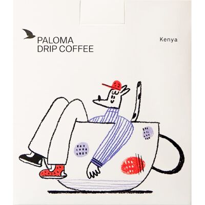 Drip Bag Coffee - Paloma Kenia Matunda - 10 szt. Drip Bag Coffee - Paloma Kenia Matunda - 10 szt.