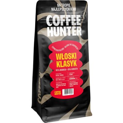 Kawa ziarnista COFFEE HUNTER Włoski Klasyk 1kg Kawa ziarnista COFFEE HUNTER Włoski Klasyk 1kg