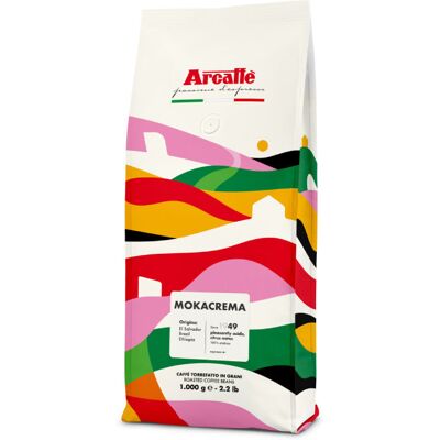 Arcaffe Mokacrema - 1kg - Ziarna kawy Arcaffe Mokacrema - 1kg - Ziarna kawy