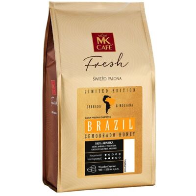 MK Cafe Fresh Brazil Cemorrado Honey - 1kg - średnie palenie - coffee MK Cafe Fresh Brazil Cemorrado Honey - 1kg - średnie palenie - coffee