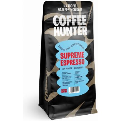 Kawa ziarnista COFFEE HUNTER Espresso Supreme 1kg Kawa ziarnista COFFEE HUNTER Espresso Supreme 1kg