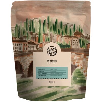 Kawa ziarnista Instytut Kawy Werona 1kg Kawa ziarnista Instytut Kawy Werona 1kg