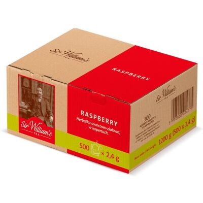 Owocowa herbata Sir Williams Tea Raspberry 500x2,4g Owocowa herbata Sir Williams Tea Raspberry 500x2,4g