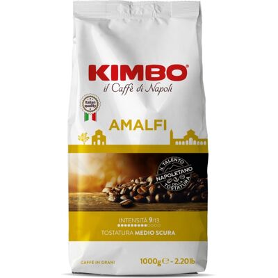 Kimbo Caffè Amalfi - 1kg Całe Ziarna - Kawa Kimbo Caffè Amalfi - 1kg Całe Ziarna - Kawa