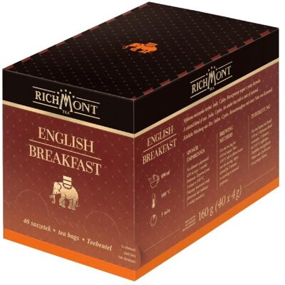 Czarna herbata Richmont English Breakfast - 40x4g Czarna herbata Richmont English Breakfast - 40x4g