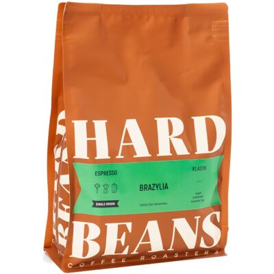 HARD BEANS COFFEE ROASTERS Kawa ziarnista Hard Beans Brazylia Campo Das Vertentens 1kg HARD BEANS COFFEE ROASTERS Kawa ziarnista Hard Beans Brazylia Campo Das Vertentens 1kg