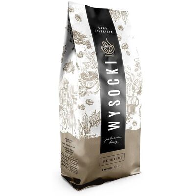 Kawa ziarnista Wysocki Coffee Brazilian Roast 1kg Kawa ziarnista Wysocki Coffee Brazilian Roast 1kg